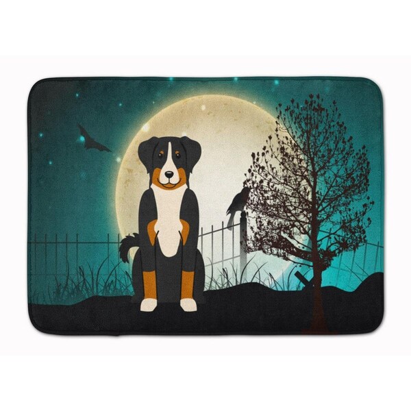 Carolines Treasures Halloween Scary Appenzeller Sennenhund Machine Washable Memory Foam Mat BB2233RUG - main